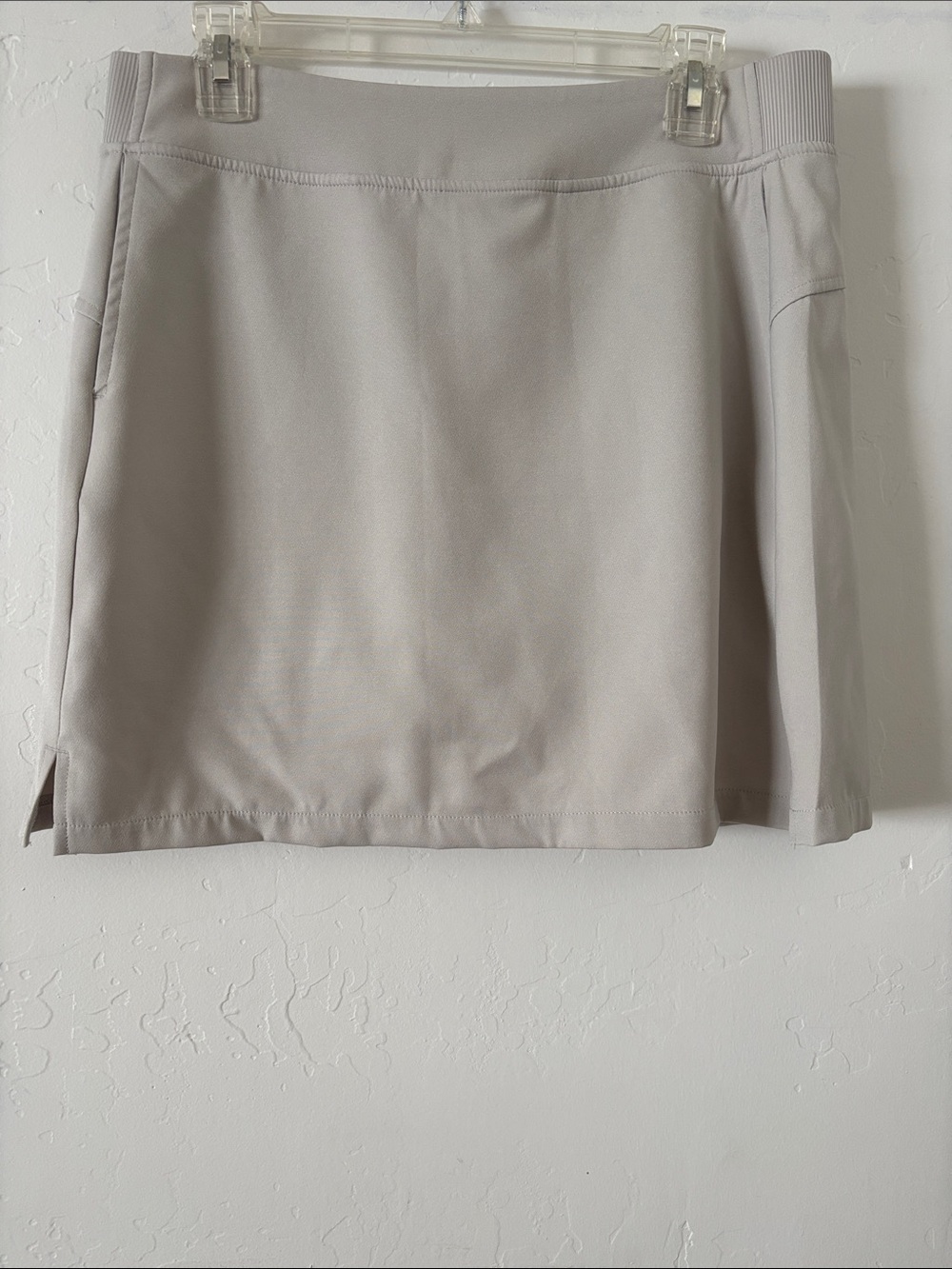 FINAL! Light Gray Skort Skirt - Inside Shorts and Pockets